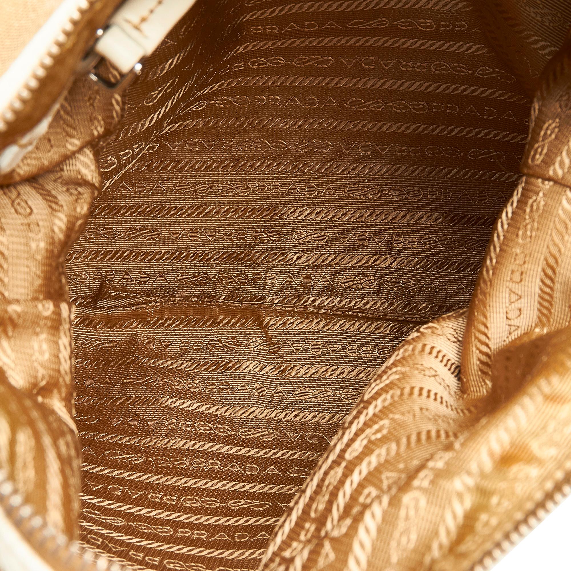 Prada Canapa Logo Canvas Shoulder Bag (SHG-24821)