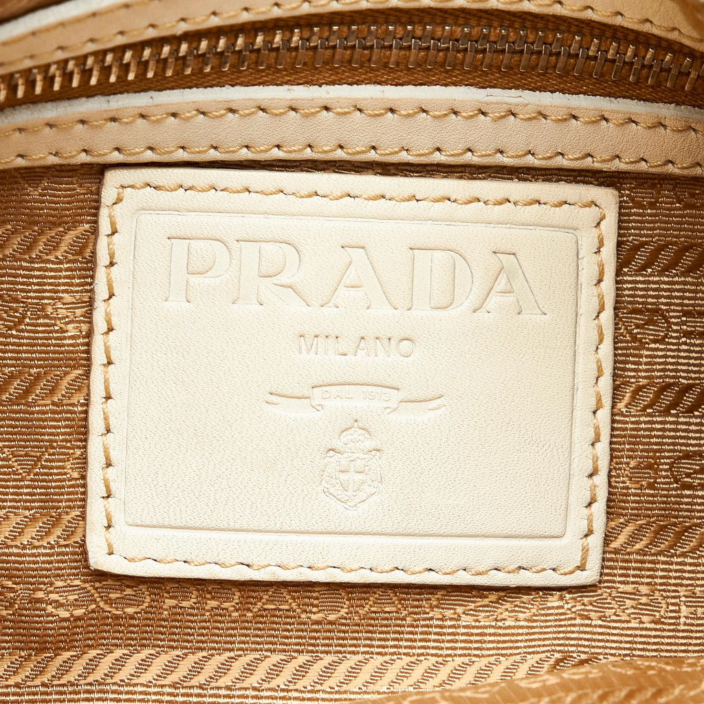 Prada Canapa Logo Canvas Shoulder Bag (SHG-24821)