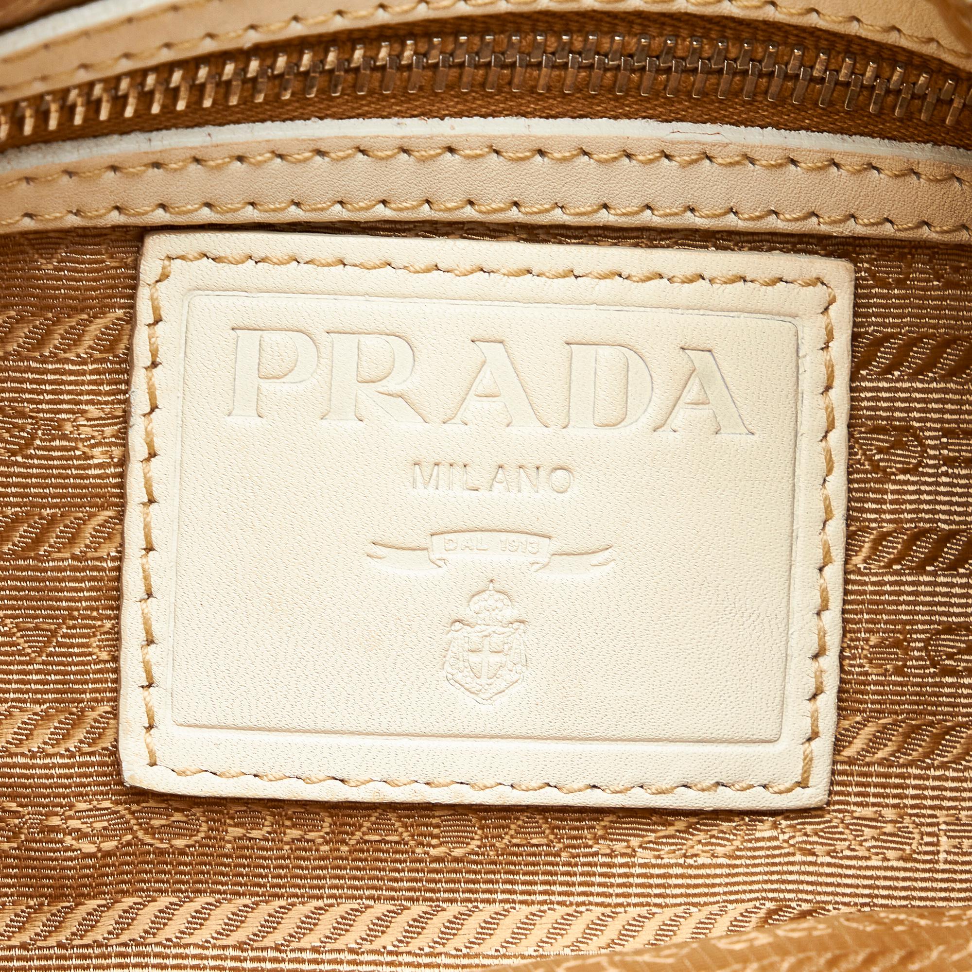 Prada Canapa Logo Canvas Shoulder Bag (SHG-24821)