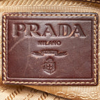 Prada Canapa Logo Canvas Shoulder Bag (SHG-25070)