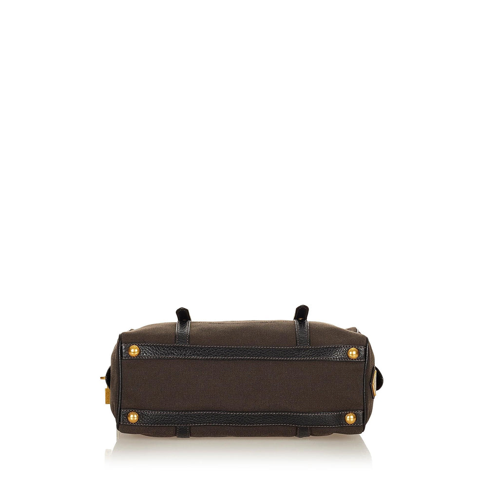 Prada Canapa Logo Canvas Shoulder Bag (SHG-26914)
