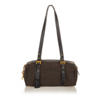 Prada Canapa Logo Canvas Shoulder Bag (SHG-26914)