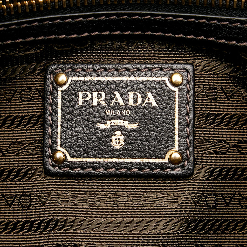Prada Canapa Logo Canvas Shoulder Bag (SHG-26914)