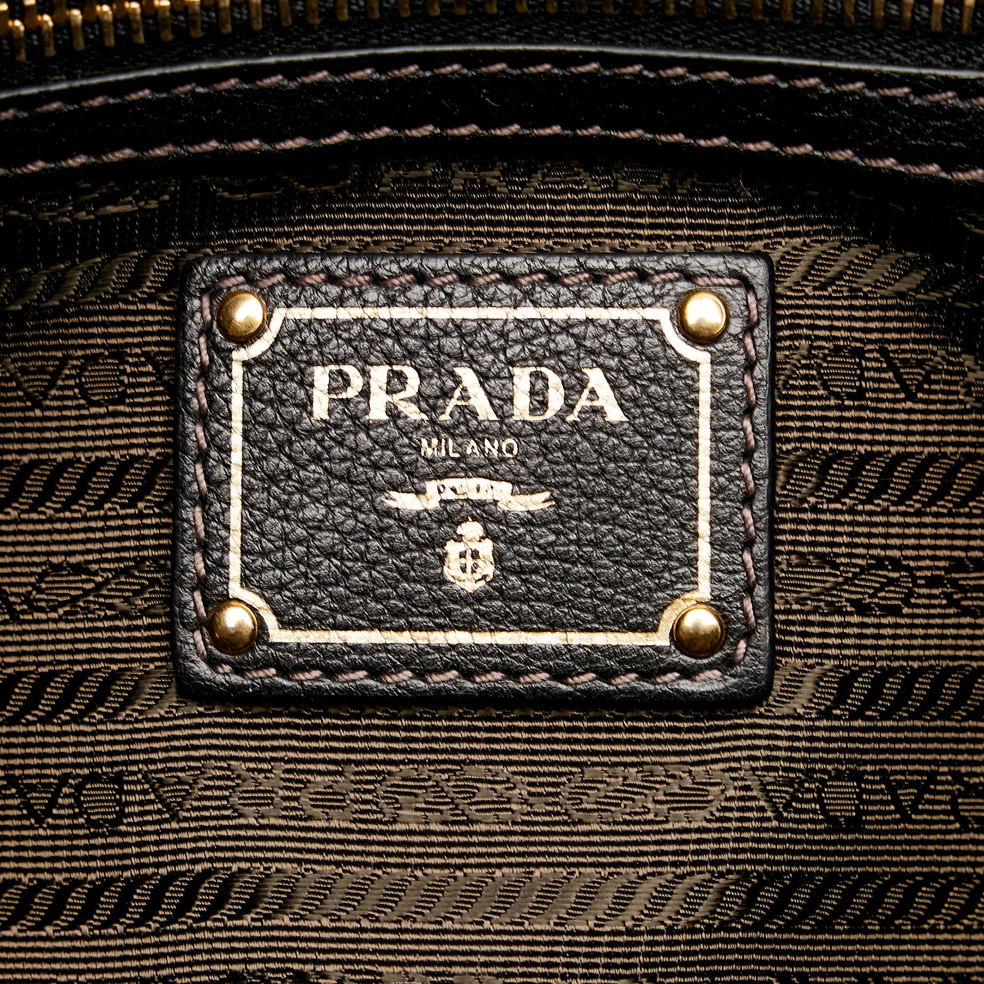 Prada Canapa Logo Canvas Shoulder Bag (SHG-26914)