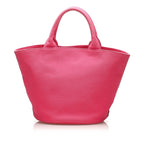 Prada Canapa Logo Canvas Tote Bag (SHG-14396)