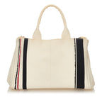Prada Canapa Logo Canvas Tote Bag (SHG-27798)