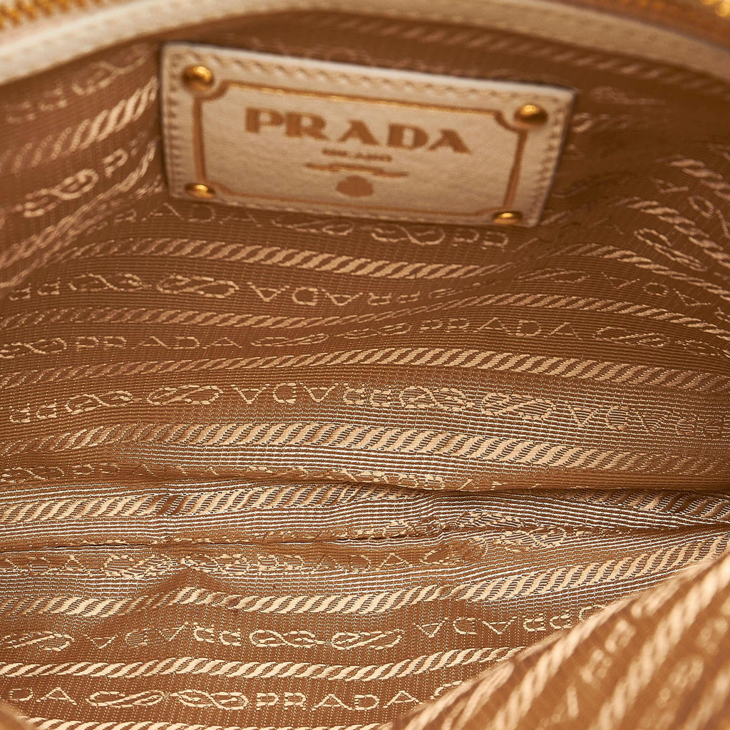 Prada Canapa Logo Denim Crossbody Bag (SHG-28074)