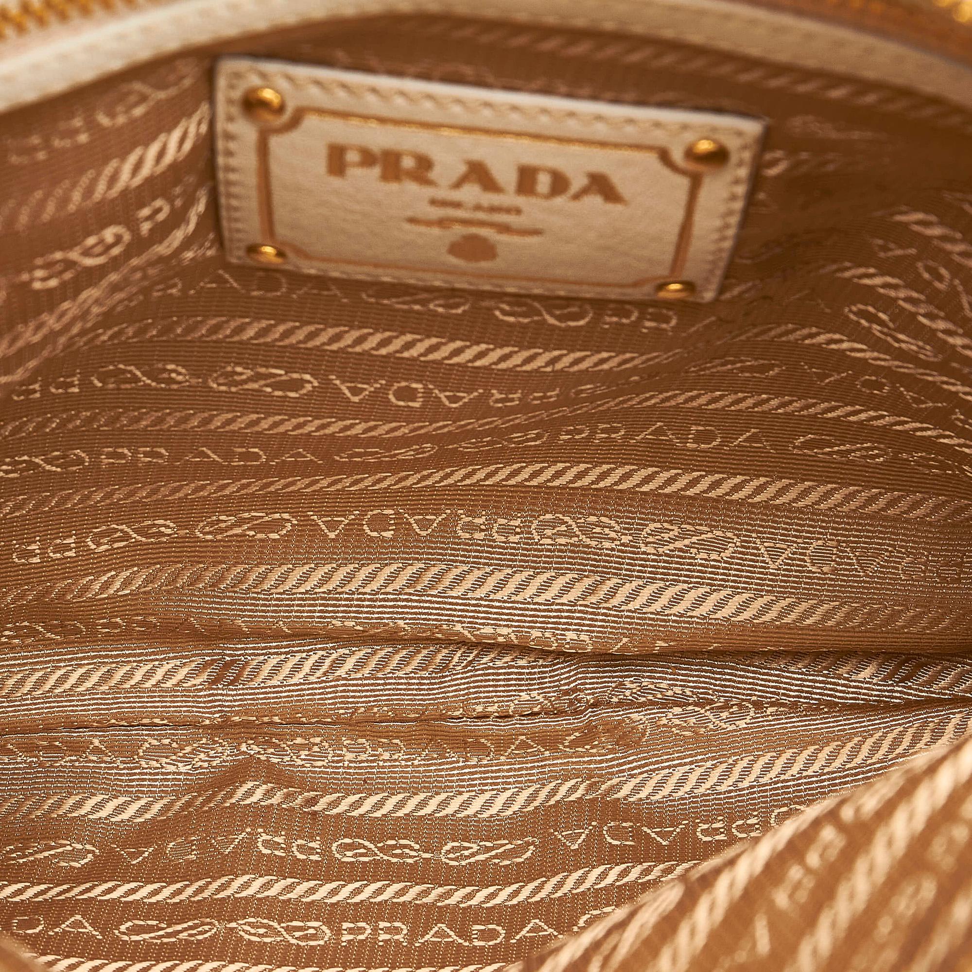 Prada Canapa Logo Denim Crossbody Bag (SHG-28074)