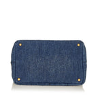 Prada Canapa Logo Denim Hanbag (SHG-27048)