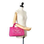 Prada Canapa Logo Handbag (SHG-25393)
