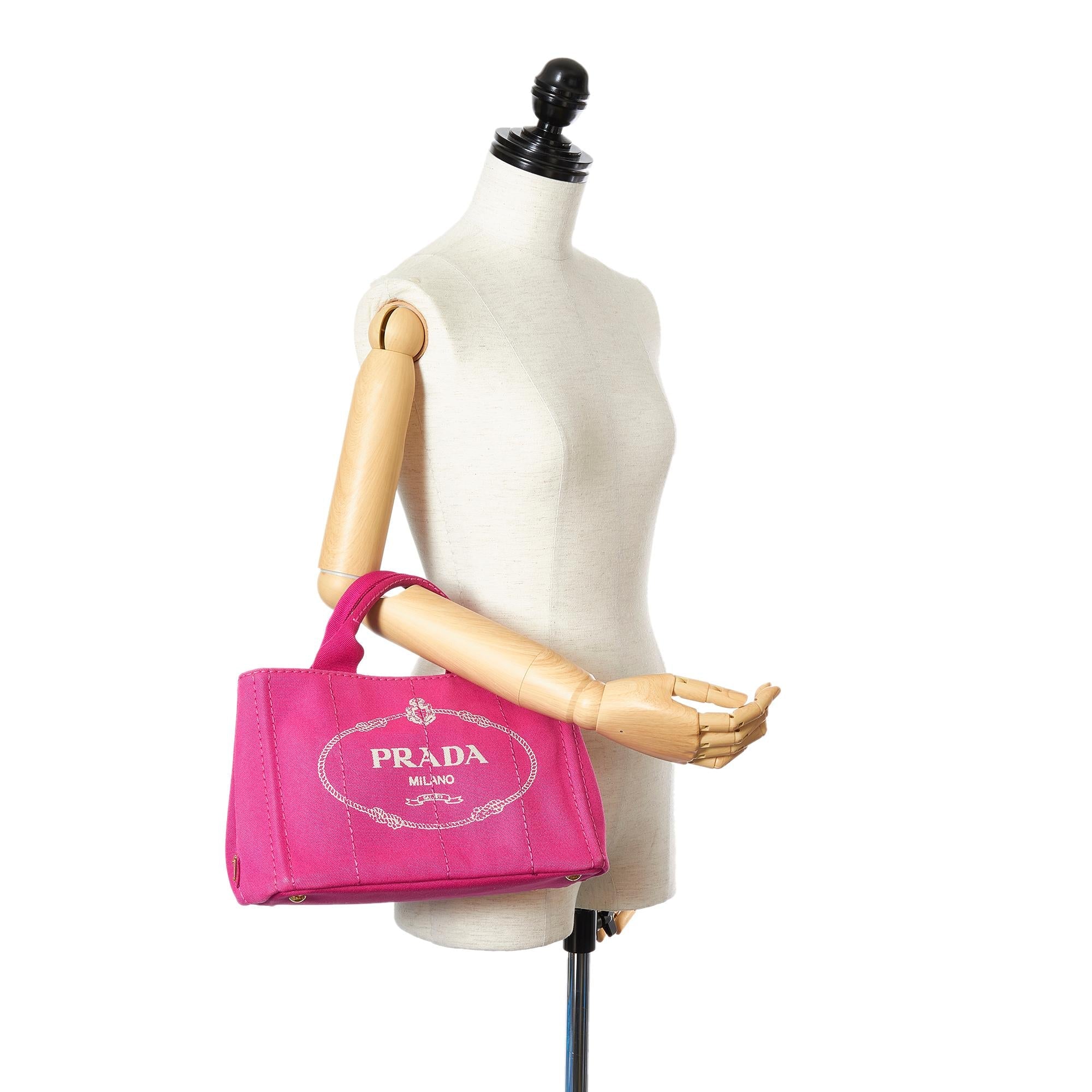 Prada Canapa Logo Handbag (SHG-25393)