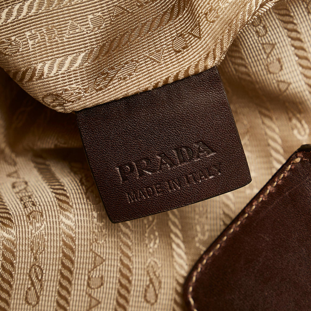 Prada Canapa Logo Shoulder Bag (SHG-25079)