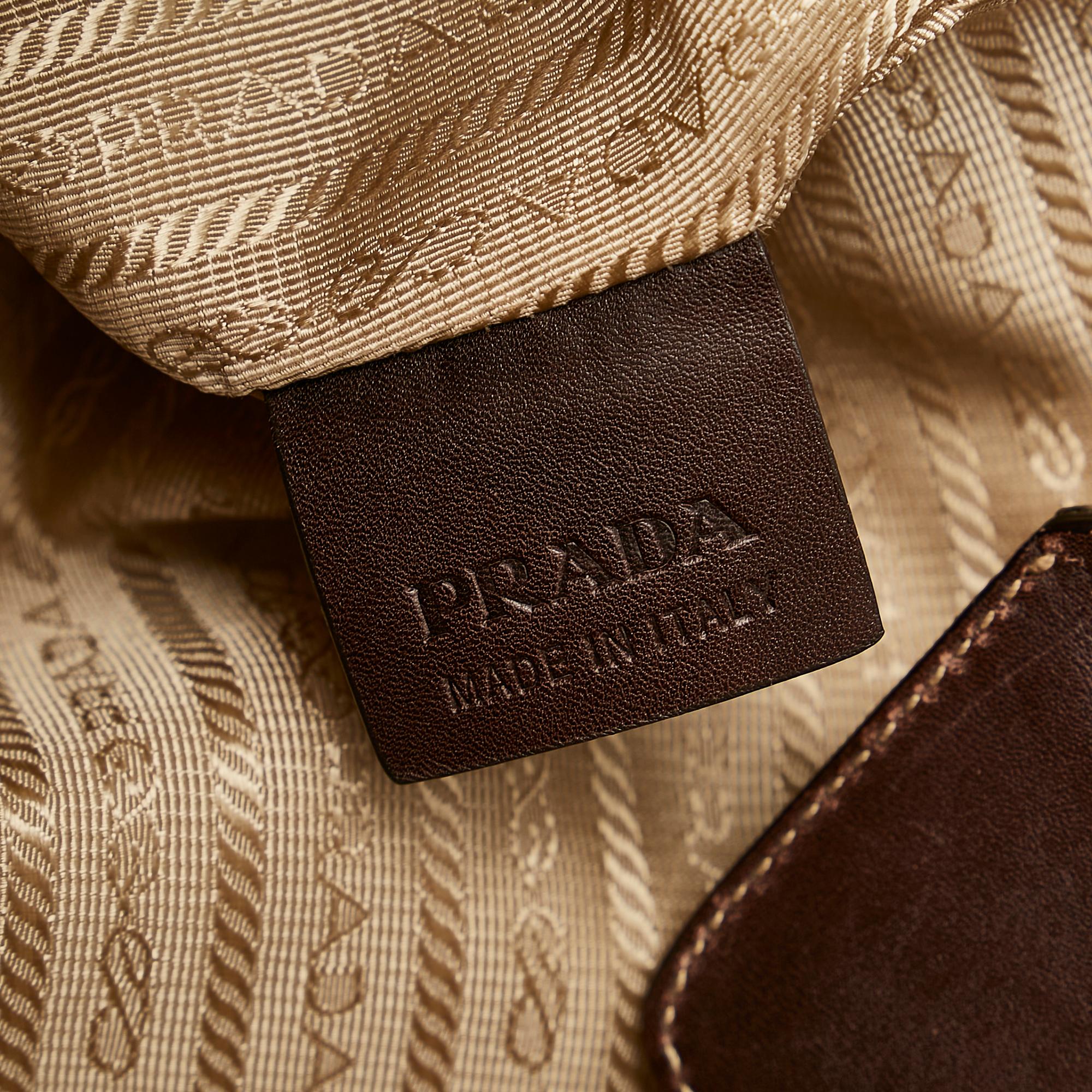 Prada Canapa Logo Shoulder Bag (SHG-25079)