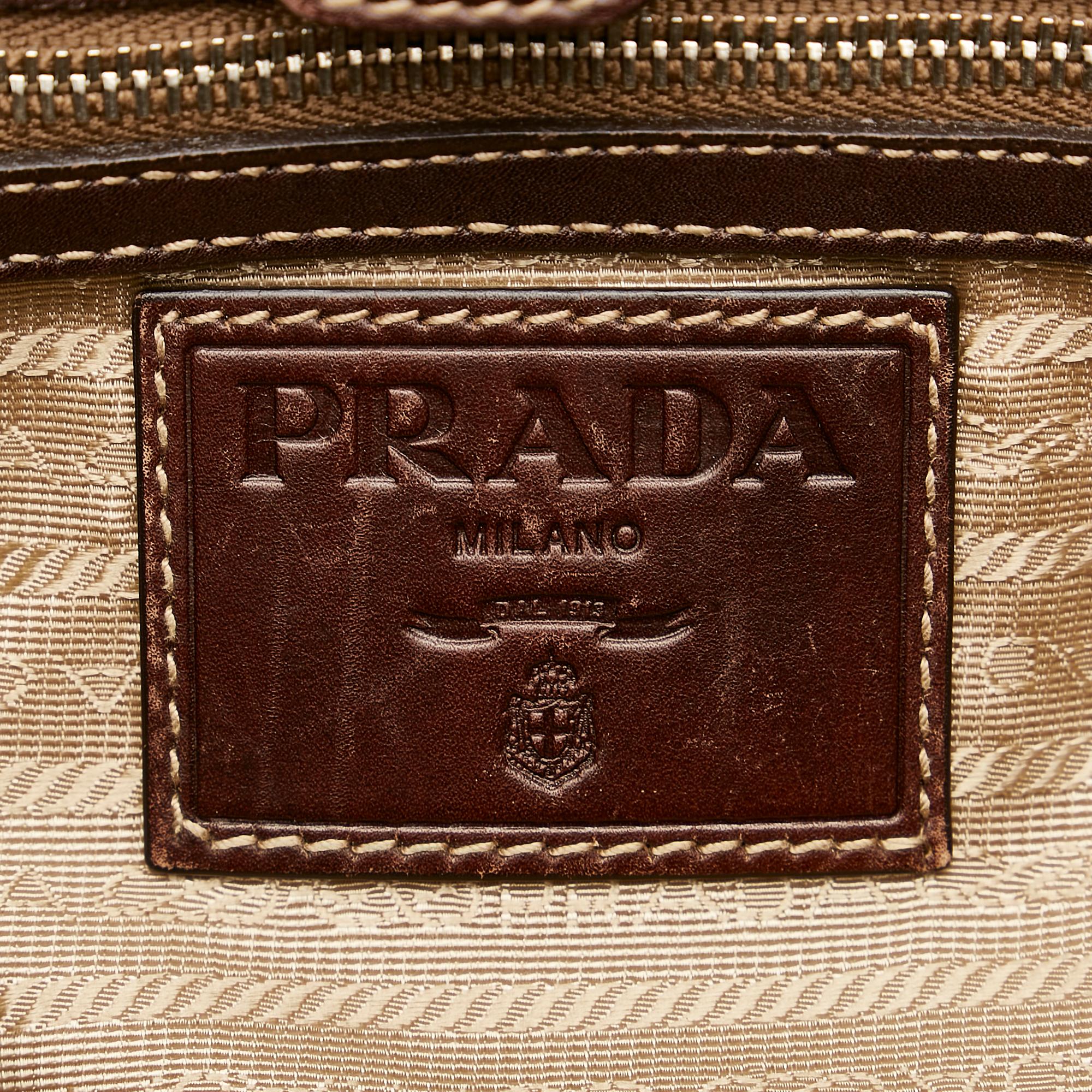 Prada Canapa Logo Shoulder Bag (SHG-25079)