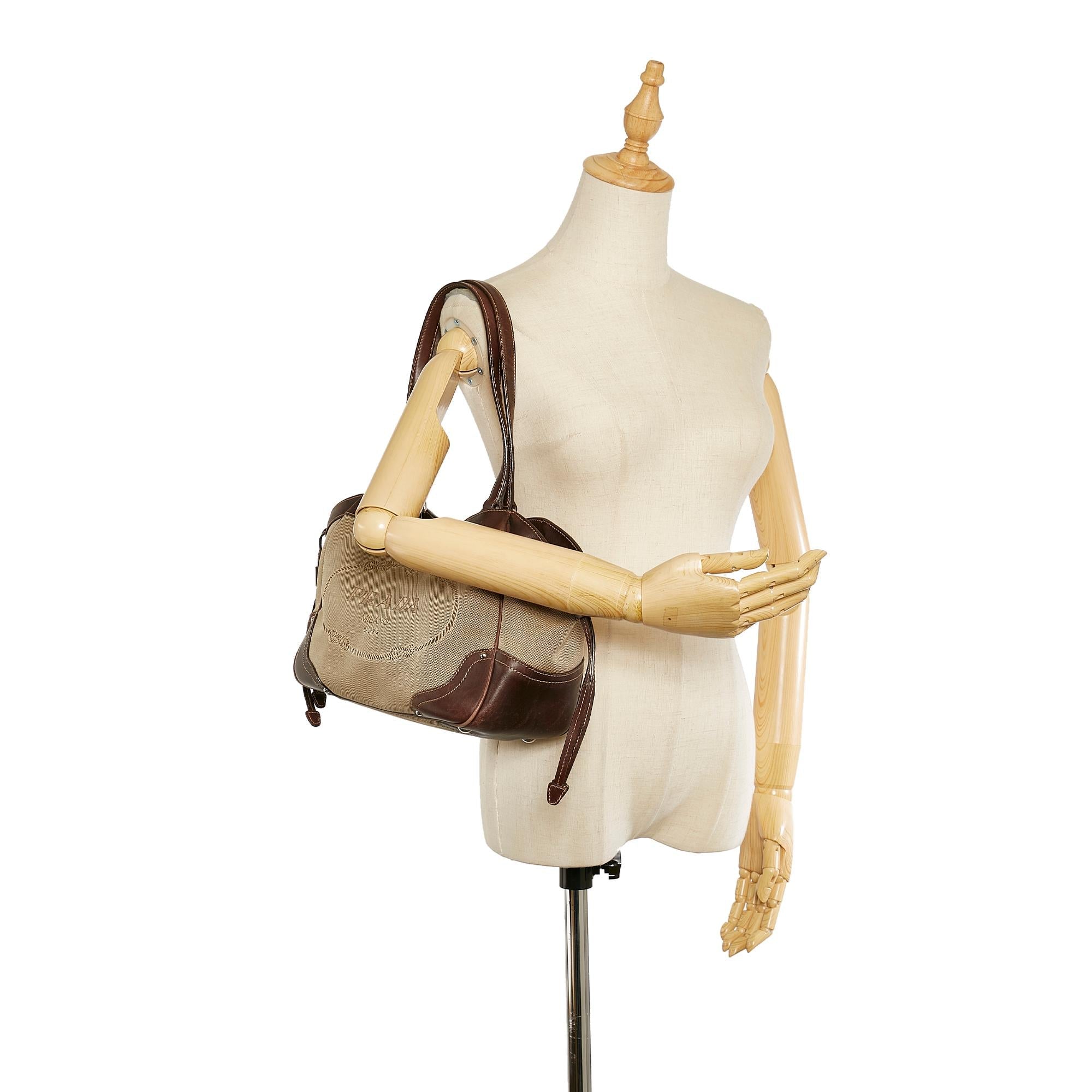 Prada Canapa Logo Shoulder Bag (SHG-25079)