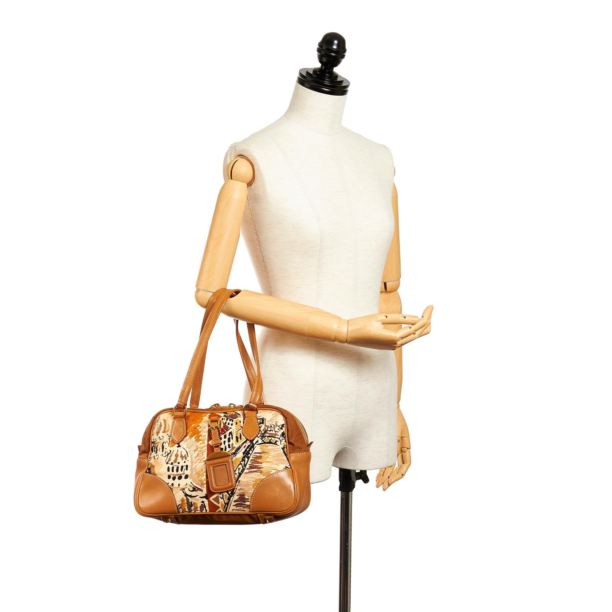 Prada Canapa St. Venezia Shoulder Bag (SHG-27036)