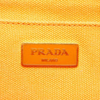 Prada Canapa Studded Canvas Satchel (SHG-17545)