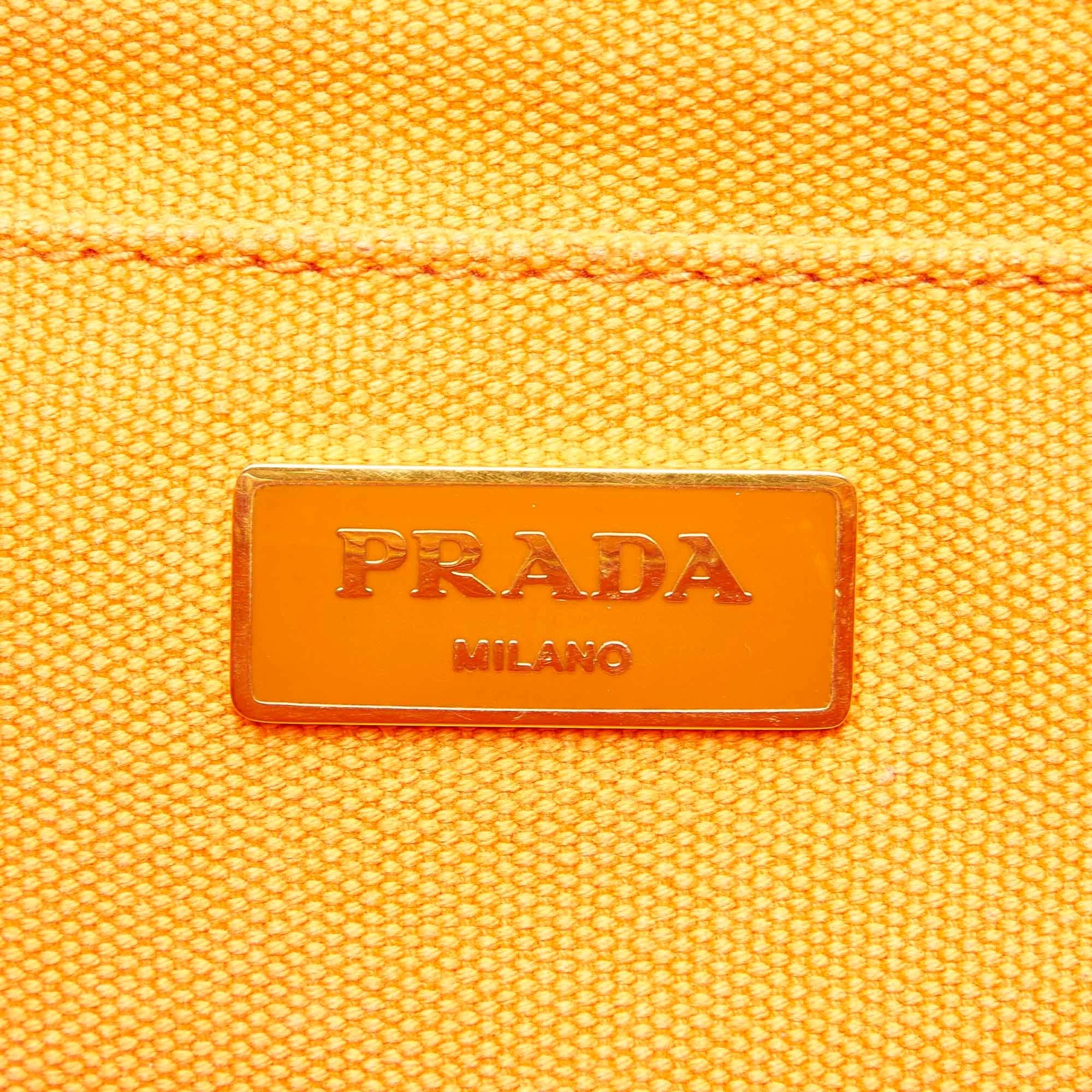 Prada Canapa Studded Canvas Satchel (SHG-17545)