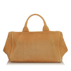 Prada Canapa Studded Canvas Tote Bag (SHG-26057)