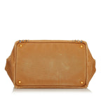 Prada Canapa Studded Canvas Tote Bag (SHG-26057)