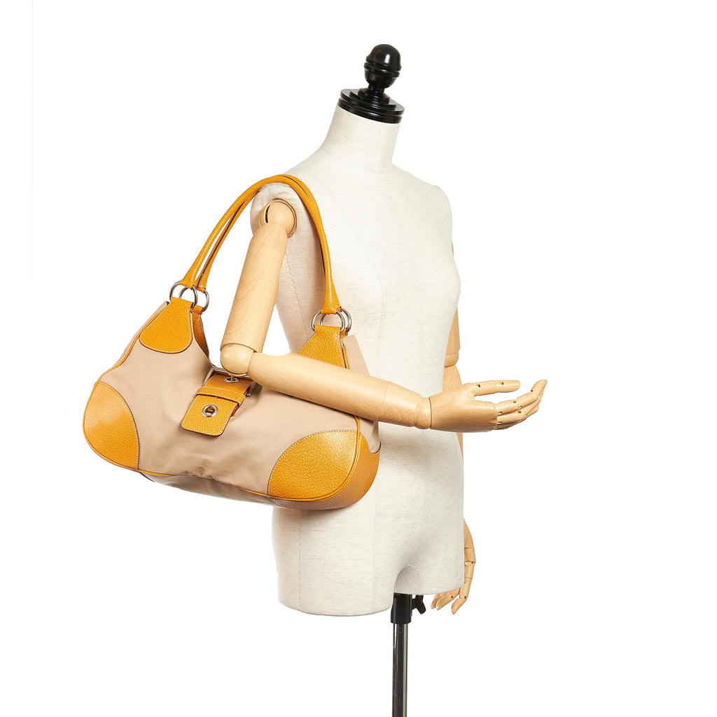 Prada Canvas Shoulder Bag (SHG-26816)