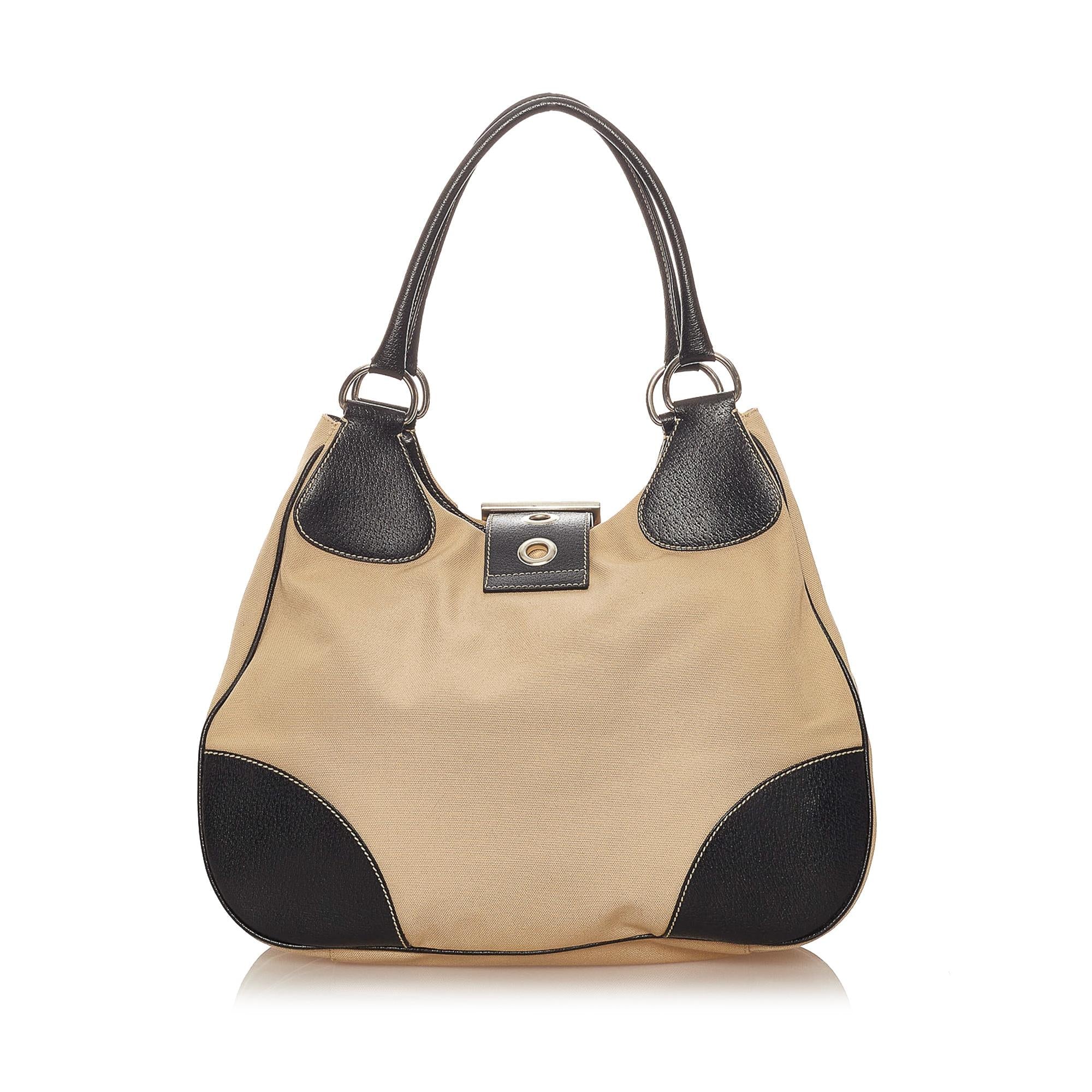 Prada Canvas Shoulder Bag (SHG-28078)