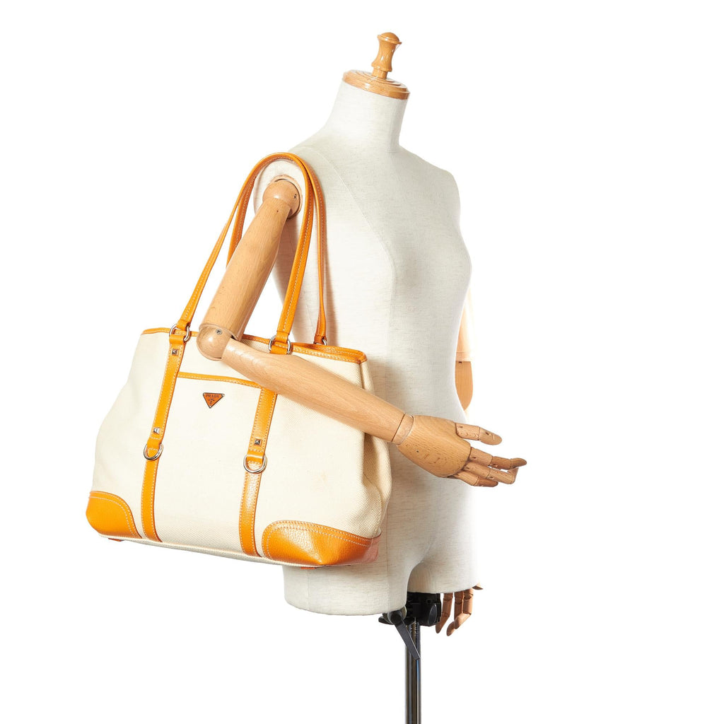 Prada Canvas Tote Bag (SHG-25822)