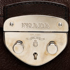 Prada Cervo Antic Easy Pushlock Flap Shoulder Bag (SHF-18304)