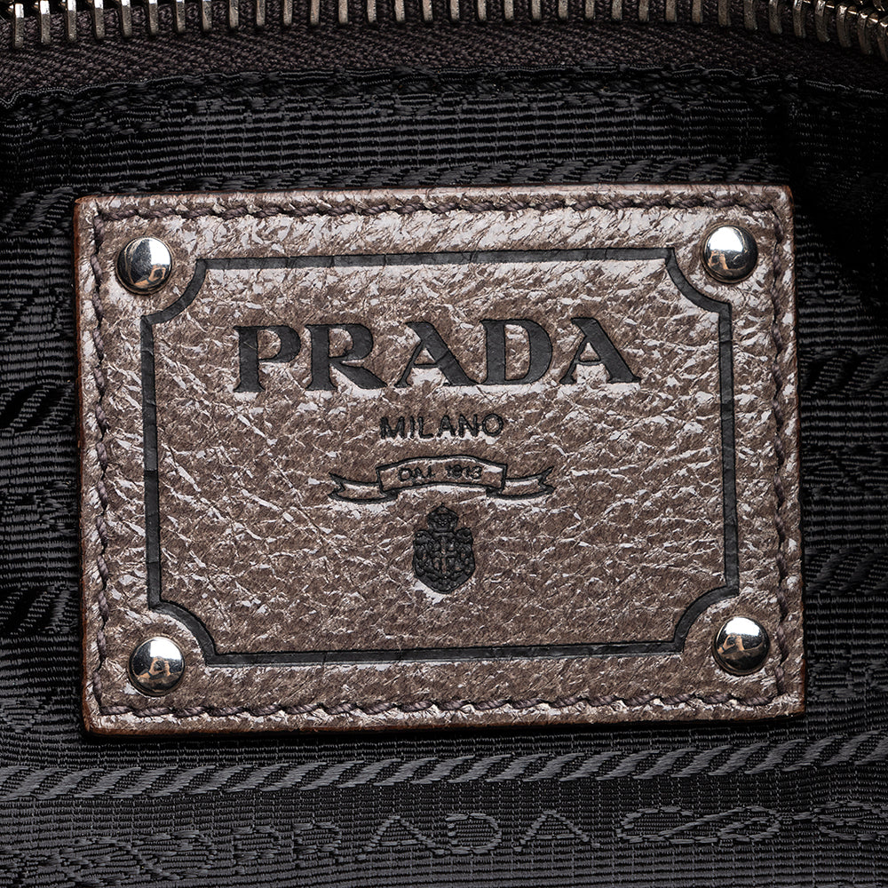 Prada Cervo Lux Large Shoulder Bag (SHF-18196)