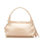 Prada Cipria Craquele Leather Handbag (SHG-16169)