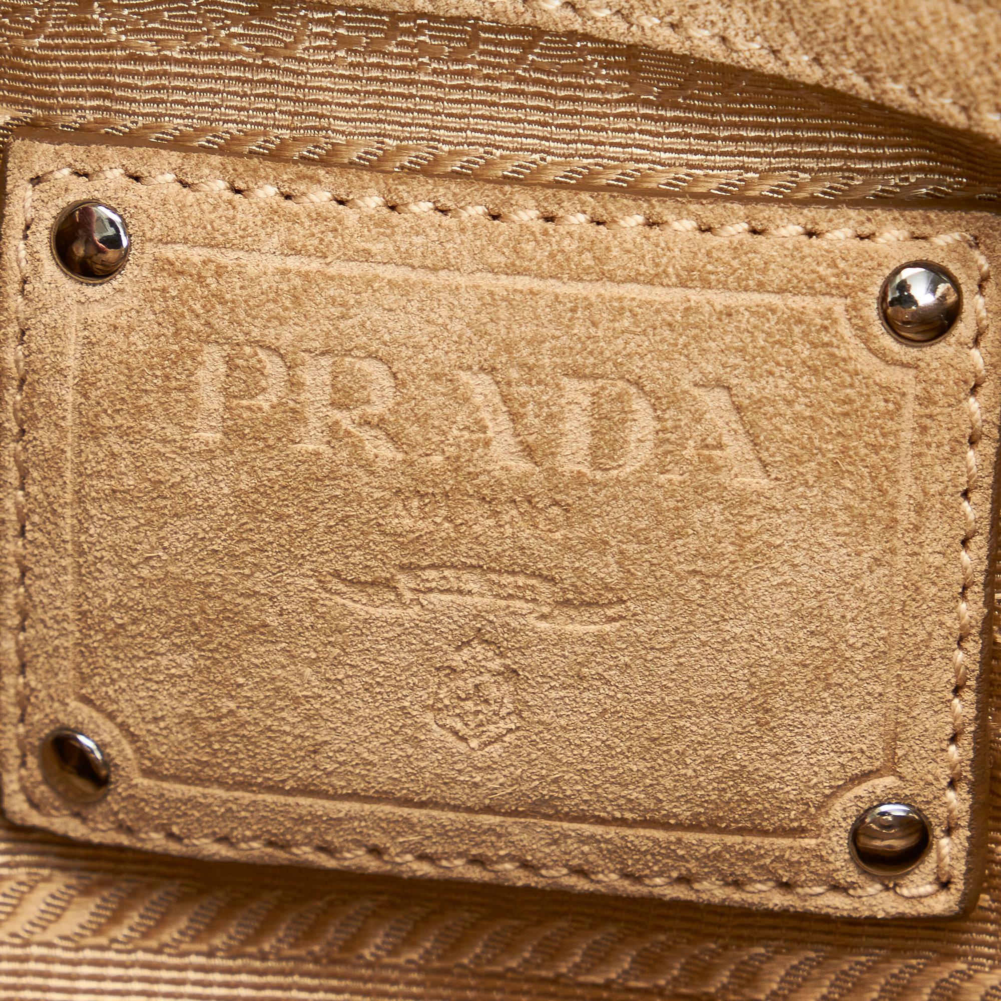 Prada Eco Kidassia Faux Fur Garden Handbag (SHG-25078)