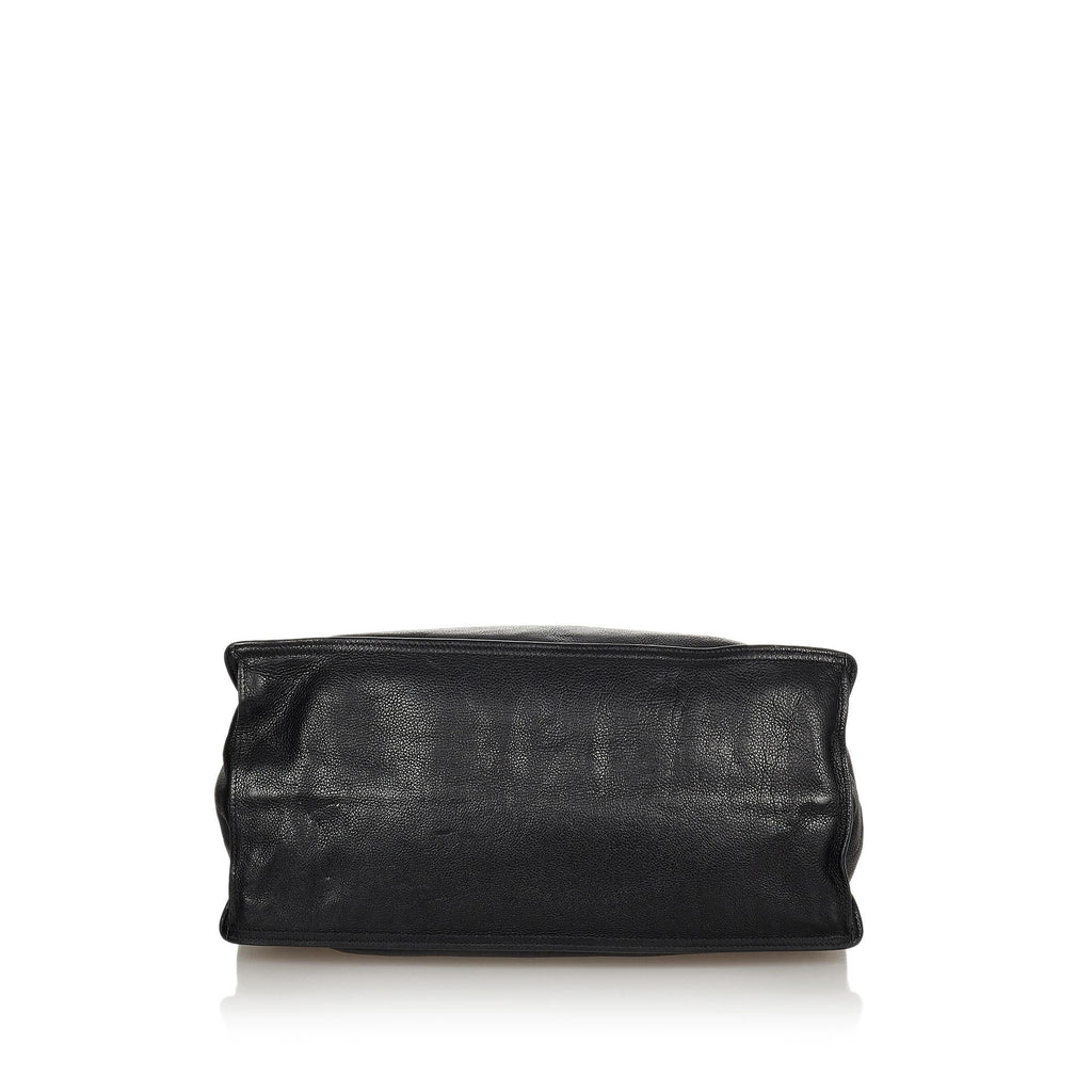 Prada Etiquette Leather Tote Bag (SHG-24647)
