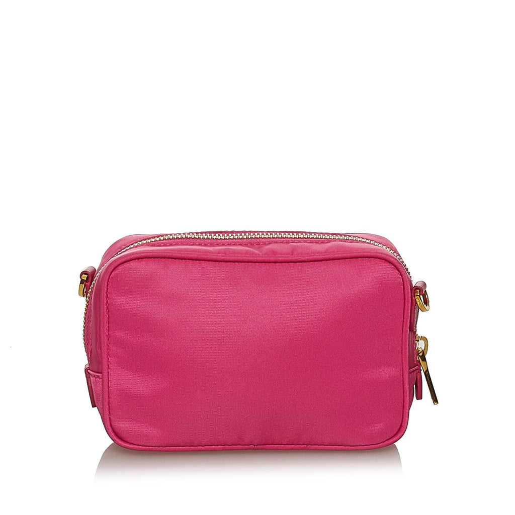 Prada Fiocco Bow Tessuto Crossbody Bag (SHG-28658)