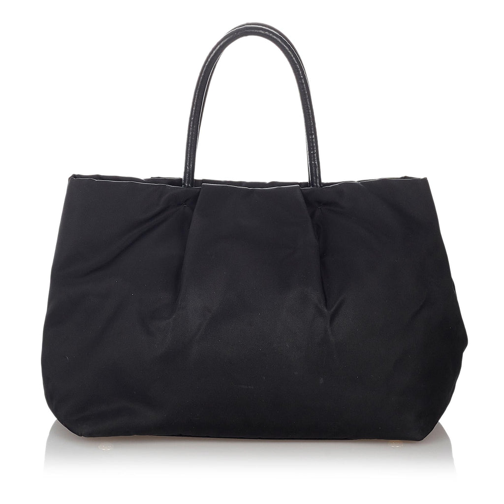 Prada Fiocco Bow Tessuto Handbag (SHG-27095)