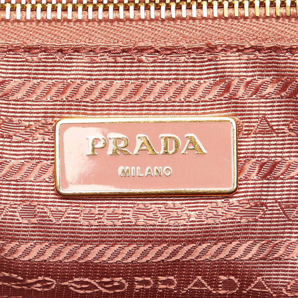 Prada Fiocco Bow Tessuto Handbag (SHG-27095)