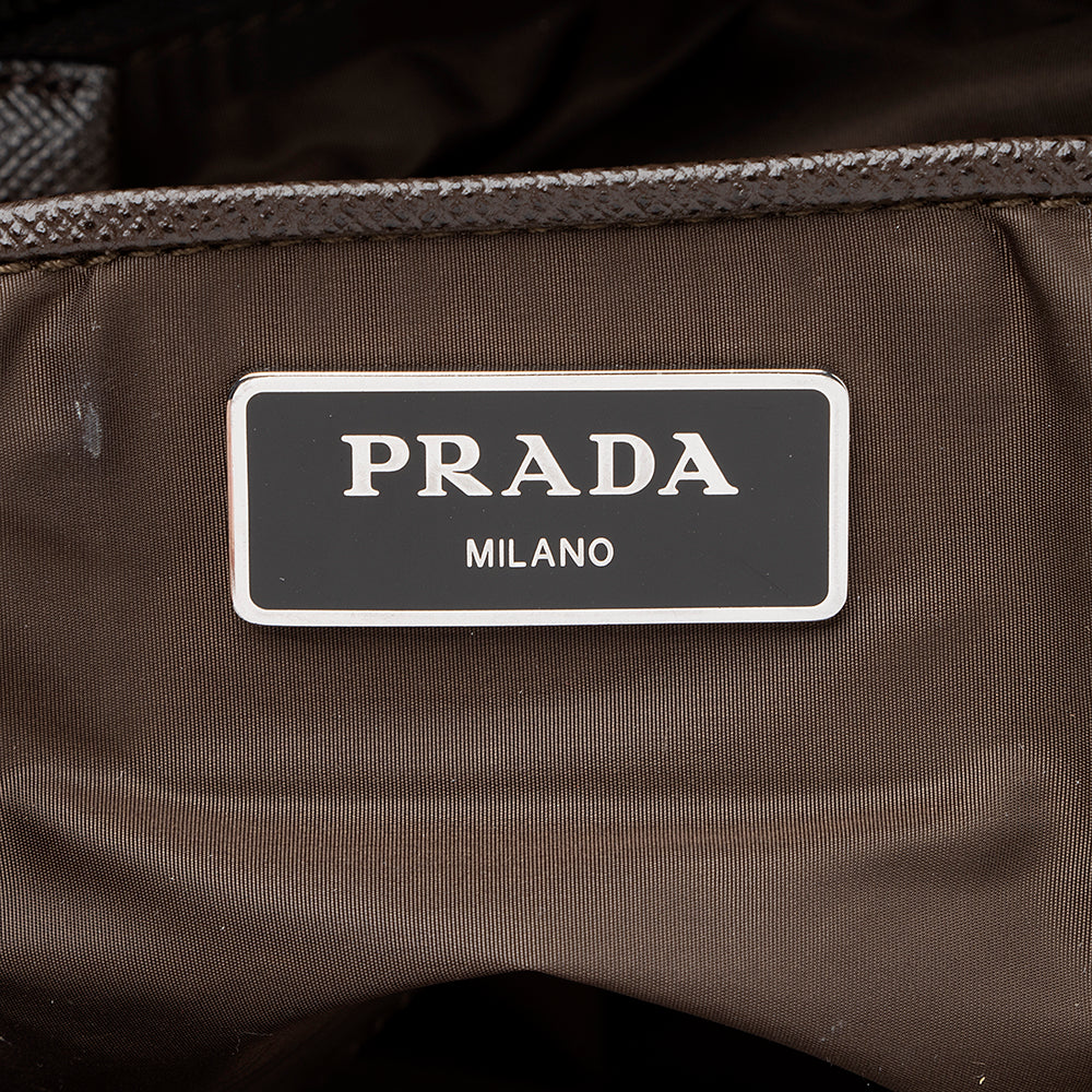 Prada Floral Tessuto Tote (SHF-17540)