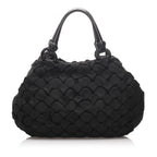 Prada Gathered Nylon Shoulder Bag (SHG-27598)