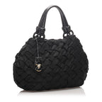 Prada Gathered Nylon Shoulder Bag (SHG-27598)