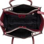 Prada Glace Calf Twin Pocket Tote (SHF-16658)