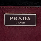 Prada Glace Calf Twin Pocket Tote (SHF-17182)