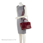Prada Glace Calf Twin Pocket Tote (SHF-17182)