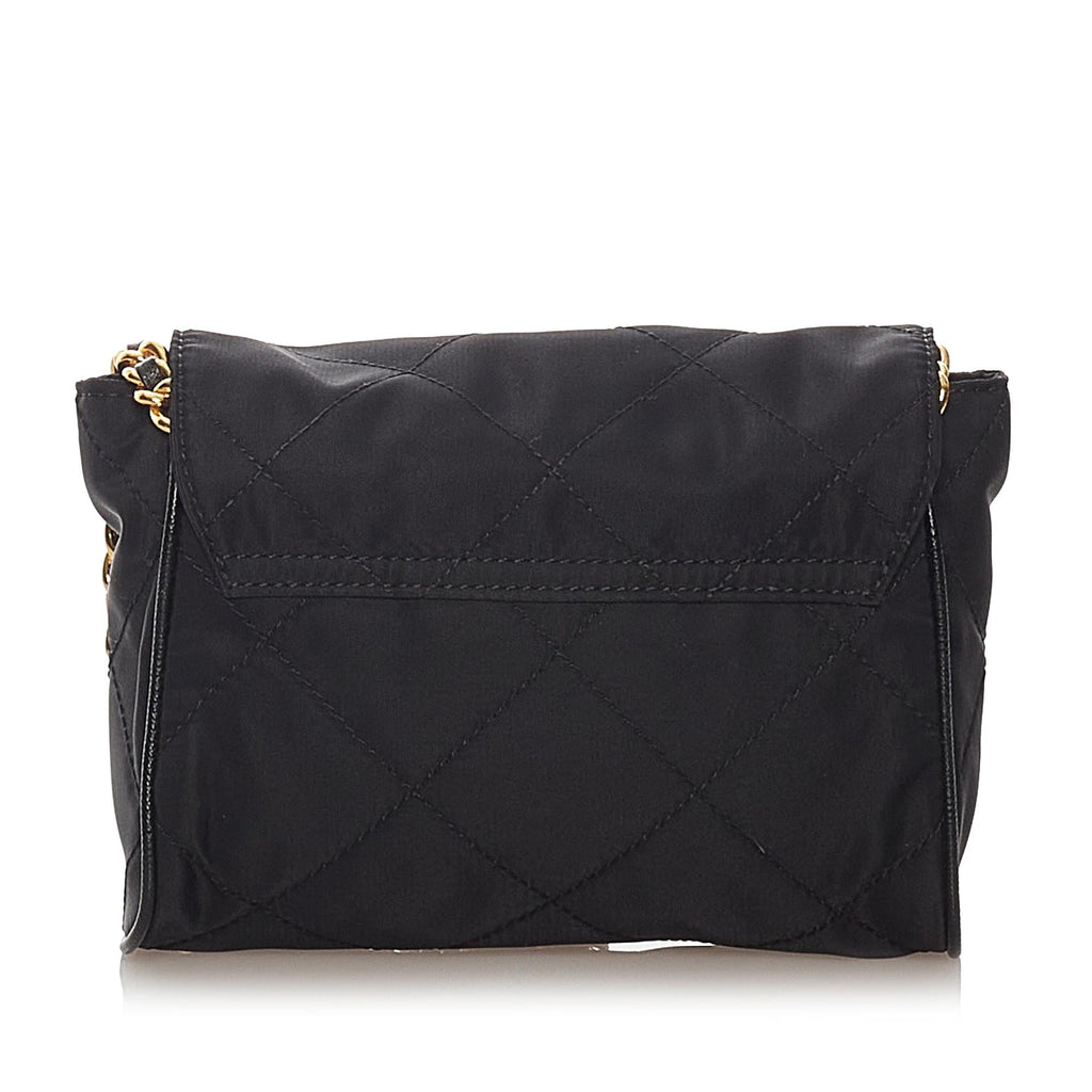 Prada Impuntu Tessuto Chain Crossbody Bag (SHG-27625)