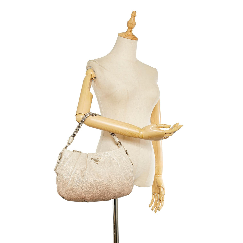 Prada Leather Baguette (SHG-25211)