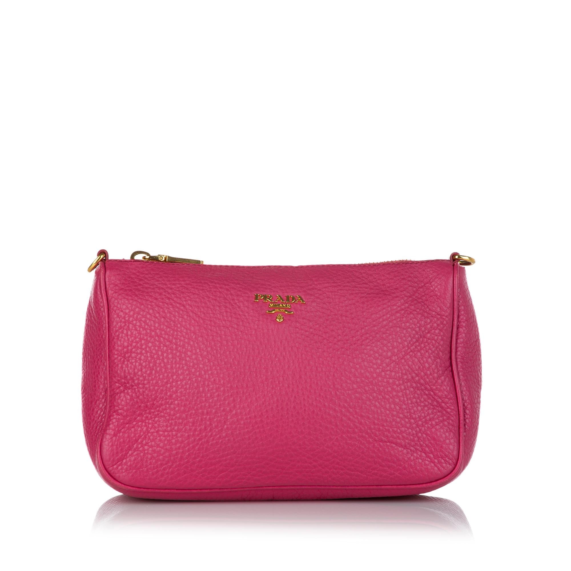 Prada Leather Baguette (SHG-26221)