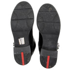 Prada Leather Buckle Boots - Size  5.5 / 35.5 (SHF-19584)
