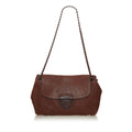 Prada Leather Flap Chain Shoulder Bag (SHG-27747)