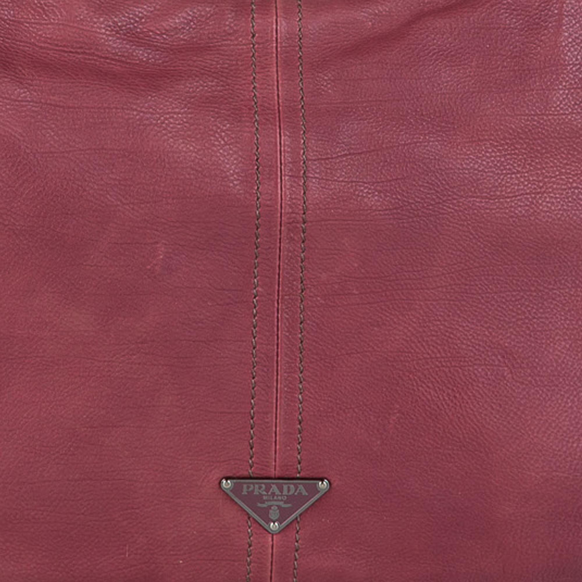 Prada Leather Hobo Bag (SHG-23910)