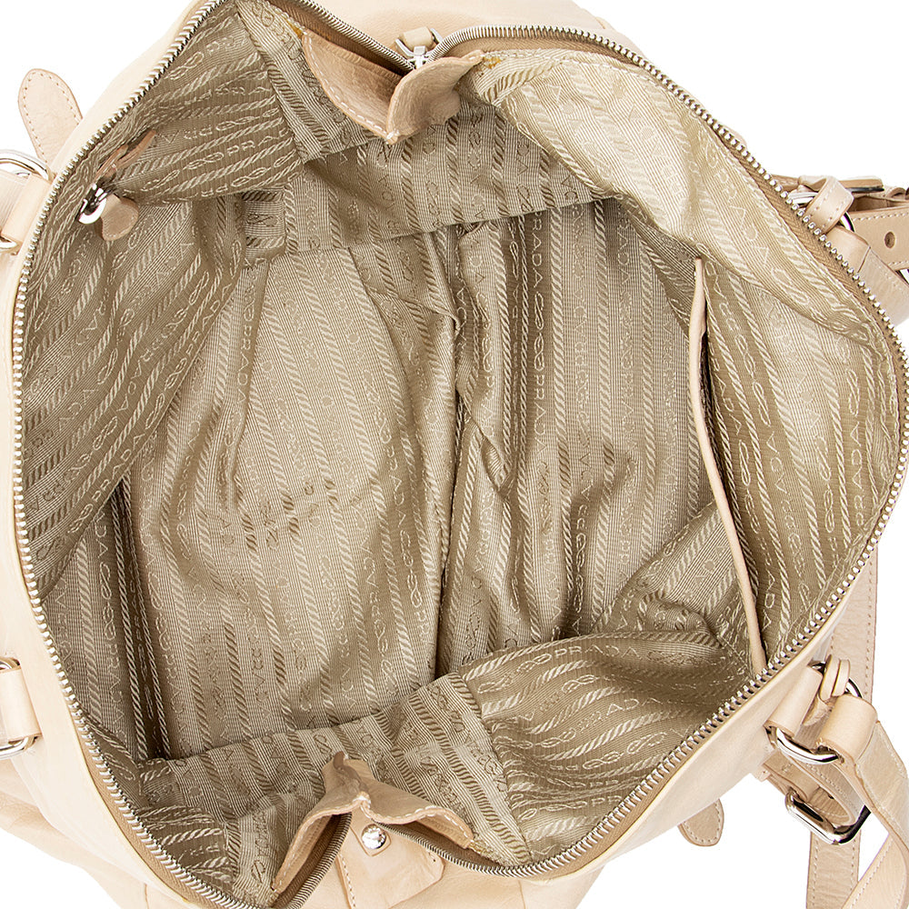 Prada Leather New Look Tote (SHF-14947)