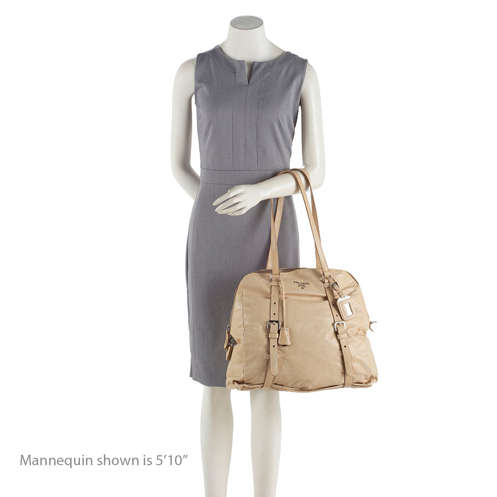 Prada Leather New Look Tote (SHF-14947)