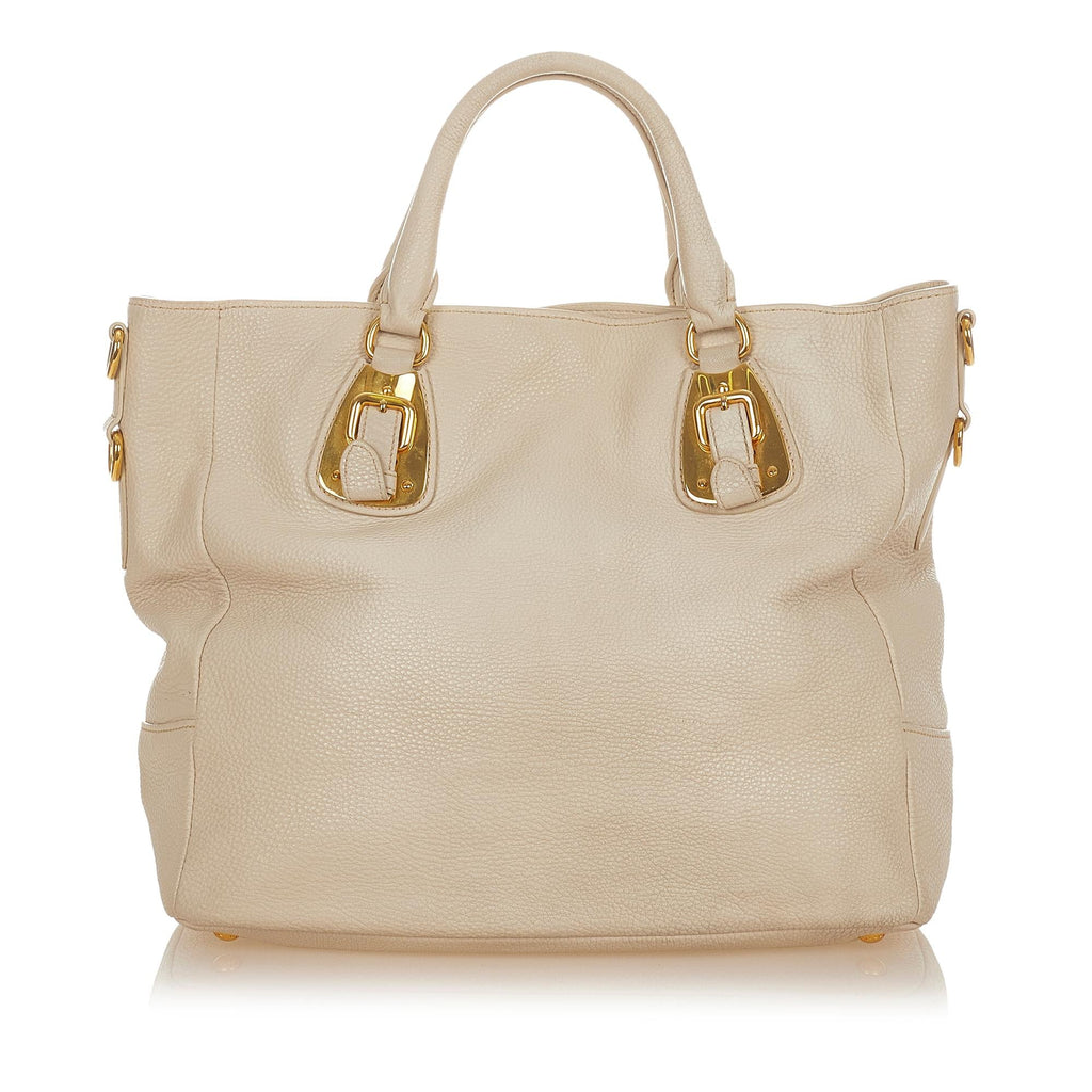 Prada Leather Satchel (SHG-25747)